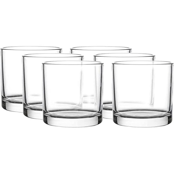 Orren Ellis 6 Piece Jupp Clear Indoor / Outdoor Glass Table Vase Set